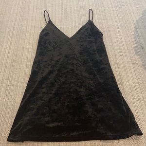 Pacsun Black Velvet Dress *NEW*